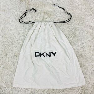 DKNY white drawstring dust bag